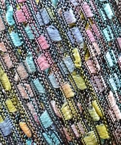 Knitting Fever Dazzle #104 Pink Light Blue Black Orange