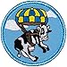 Parachuting Cow Patrol Patch - 2