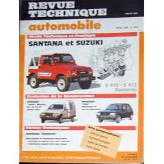 Revue technique de l'Automobile num�ro  502.3 : Santana et Suzuki S 410 et S 413 Samura�