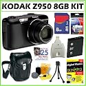 Kodak EasyShare Z950 12MP Digital Camera + 8GB Deluxe Accessory Kit