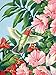 Color or paint Hummingbird and Pink Fuchsias