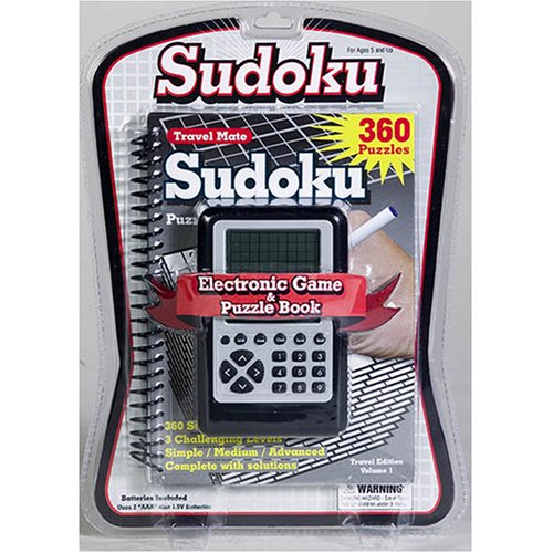 61LPaajqb7L Sudoku Electronic Game & Puzzle Book Set