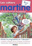 Les cahiers Martine CP