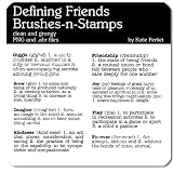 Photoshop Brushes - Defining Friends Brushes and Stamps