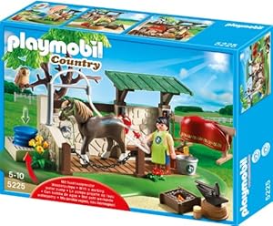 Playmobil - 5225 - Jeu de Construction - Box de Soins pour Chevaux