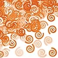 Creative Converting Confetti Swirls, Orange