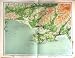 1903 Colour Map Swansea Carmarthen Llanelly Wales
