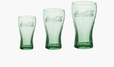 Genuine Coke Coca Cola Glasses, Set of 12