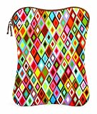 Built Neoprene Laptop Sleeve, 16 Inch, French Bull Mosaic