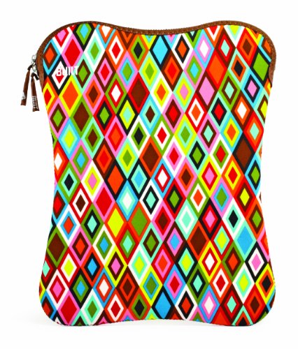 Built Neoprene Laptop Sleeve, 14-15 Inch, French Bull Mosaic