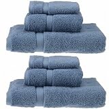 Pike Street 100% Egyptian Cotton 725-Gram 6-Piece Towel Set