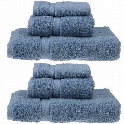 Pike Street 100% Egyptian Cotton 725-Gram 6-Piece Towel Set