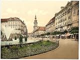 Graz, Herrengasse, Styria, Austro-Hungary wall sized print (photochrom) photochrome , 14x18