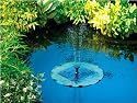 Solar Powered Floating Lily Water Fountain