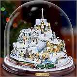 Bradford Editions Thomas Kinkade Home For The Holidays Bell Jar