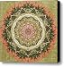 Peach and Sage Abstract Canvas Print / Canvas Art - Artist Bonnie Bruno