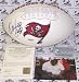 Warren Sapp Autographed/Hand Signed Tampa Bay Buccaneers Logo Football