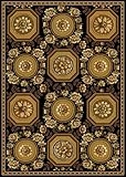 IMAGE OF Traditional Area Rug, Home Dynamix Royalty 5'x8' Black