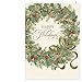 Holiday Foliage Holiday Card Assortment - Set of 36 (2 designs) versed, foil embossed cards with white envelopes