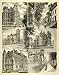 1893 Print Chicago Architecture Prairie Street Michigan Ave. Calumet Club House - Original Halftone Print