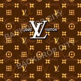 8'x8' L. Vuitton Hip Hop Background Backdrop