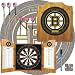 Boston Bruins Dartboard Cabinet