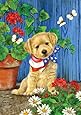 Toland Home Garden Patriotic Puppy 12.5 x 18-Inch Decorative USA-Produced Garden Flag