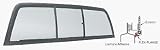 CRL Perfect Fit Three-Panel Tri-Vent with Solar Glass for 1997+ Dodge Dakota