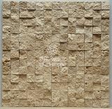 1 X 1 Light Split Face Travertine Mosaic Tile