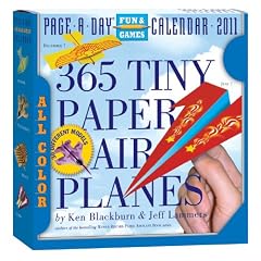 365 TINY PAPER AIRPLANES CALENDAR 2011