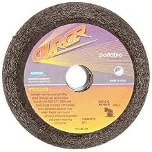 Norton Charger Portable Snagging Abrasive Wheel, Type 11 Flaring Cup, Zirconia Alumina, 5/8"-11 Arbor, 6/4" - 3/4" Diameter, 2" Thickness, 16 Grit (Pack of 1)