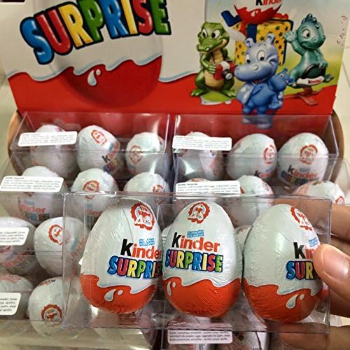 (3 Eggs) 40 Anniversary of Surprise Chocolate Eggs with Toys Inside Random Pack Limited