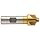 Niagara Cutter CRE124 High-Speed Steel End Mill, TiN Coated, 4 Flutes, Corner Rounding