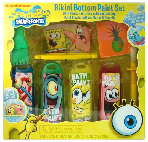 Spongebob Squarepants Bath Time Paint Gift Set