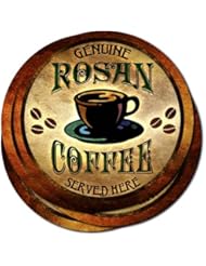 Kitchen: Rosan Coffee Neoprene Rubber Drink Coasters - Set of 4 - ZuWEE