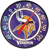 Minnesota Vikings Official 12.75" diameter NFL Thermometer