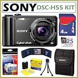 Sony DSC-H55 DSCH55 Cyber-shot® DSC-H55 14.1MP Digital Camera with G-Lens  ....