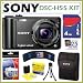 Sony DSC-H55 DSCH55 Cyber-shot® DSC-H55 14.1MP Digital Camera with G-Lens 10x Wide Angle Optical Zoom with SteadyShot Image Stabilization and 3.0 inch LCD in Black + 4GB Accessory Kit
