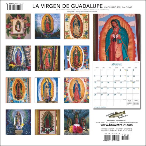 La Virgen de Guadalupe/The Virgin of Guadalupe 2009 Square Wall Calendar (Multilingual Edition) under Spanish in The Books Store
