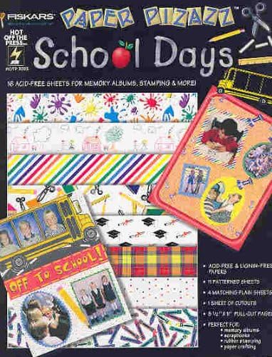 Hot Off The Press 8.5 x 11Papers SCHOOL DAYS For Scrapbooking, Card Making & Craft Projects