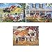 Bits and Pieces - Set of Three (3) 300 Piece Jigsaw Puzzles for Adults - Classic American Country Scenes - 300 pc Jigsaws by Artist John Sloane