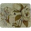 Corinthian Motif Small Tempered Glass Cutting Board or Surface Saver