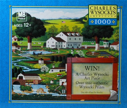 Charles Wysocki's Americana 1000-Piece Jigsaw Puzzle - Country Gardens