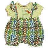 【H28年春物】 CHILD CHAMP(チャイルド チャンプ) SZ天竺×格子花柄レイヤードロンパス 70cm/C NO.C-86161552