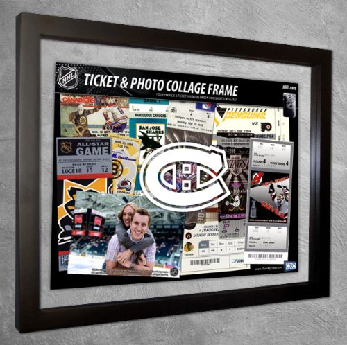 Montreal Canadiens Ticket & Photo Collage Frame (w Logo)