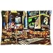 Crowded New York City Broadway Night Design New York City At Night Pillowcase,Twin Sides Pillowcase Pillow Cover 20x30 inches