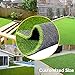 0.8inch Realistic Synthetic Artificial Grass Turf 4FTX7FT(28 Square FT),Thick Faux Grass Indoor Outdoor Landscape Lawn Pet Dog Turf Carpet for Garden Backyard Balcony