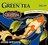 Celestial Seasonings Green Tea, Decaf, 40-Count Tea Bags (Pack of 6)  [Amazon Frustration-Free Packaging]