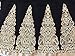 DivyaEmporio Women's Anarkali Unstitched Dress Material Free Size Black