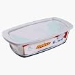 Marinex GD16216010 1.6 Quart Loaf Pan with Plastic Storage Lid - 12 Pk